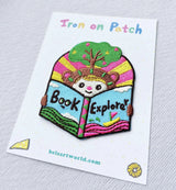 Bel’s Art World Iron-on Patch - Book Explorer