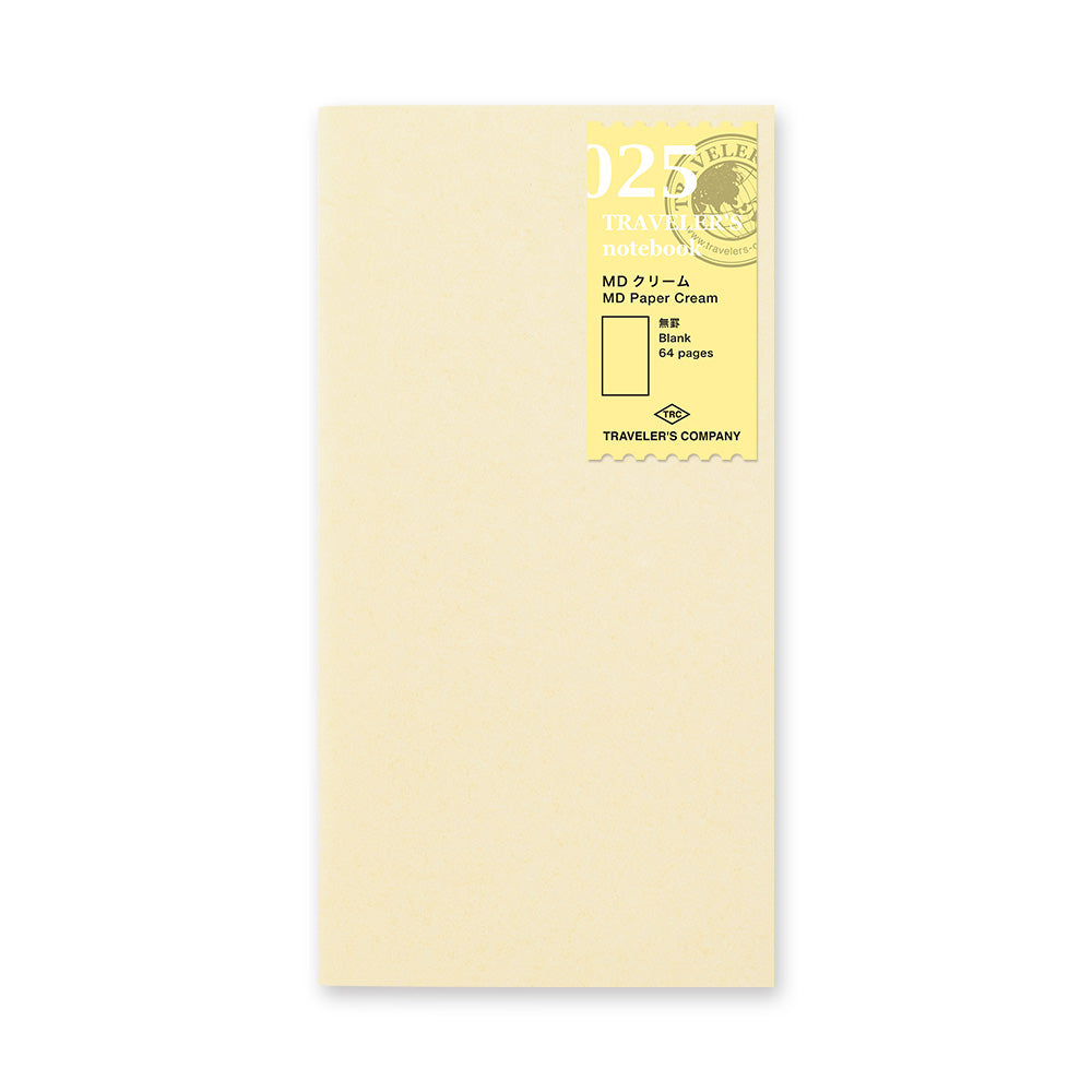 TRAVELER'S notebook 025 MD Paper Cream (Regular Size)