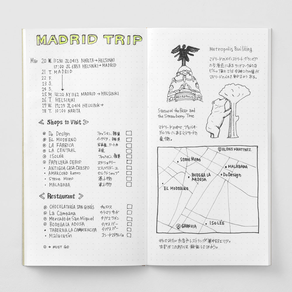TRAVELER'S notebook 026 Dot Grid (Regular Size)
