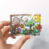 Shine Bright Plant Window Vinyl Sticker