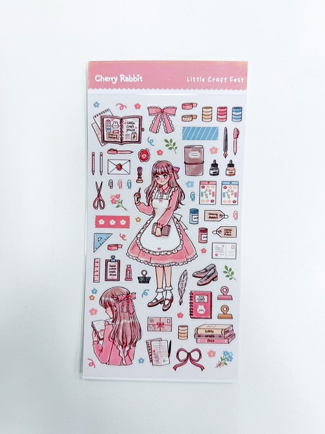 Cherry Rabbit x Little Craft Fest Sticker Sheet