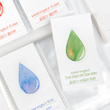 Wearingeul Ink Color Swatch Card - Ink Drop