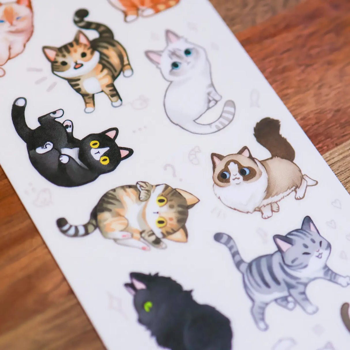 Thousand Skies - Neighborhood Cats Washi Sticker Sheet