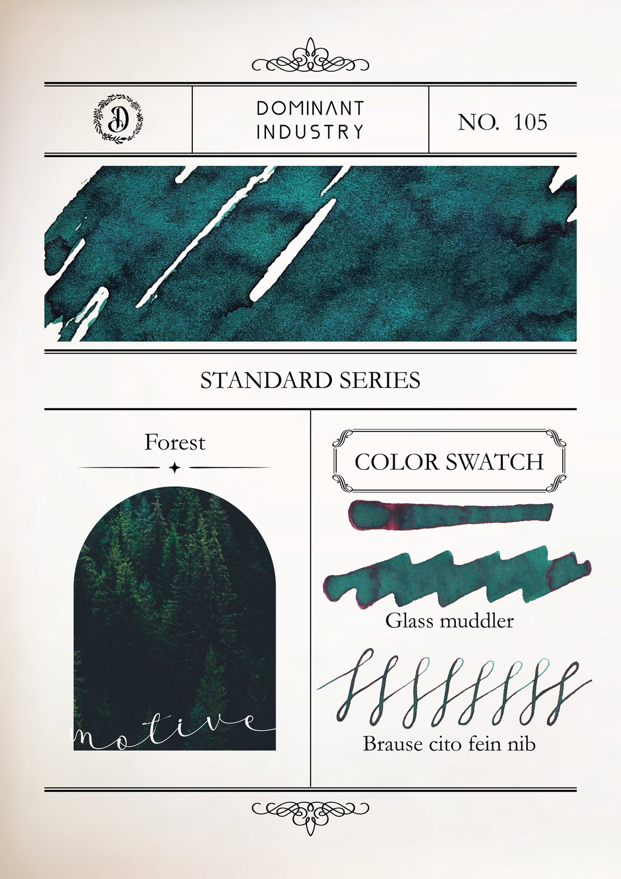 Dominant Industry Standard Ink 25ml - Forest