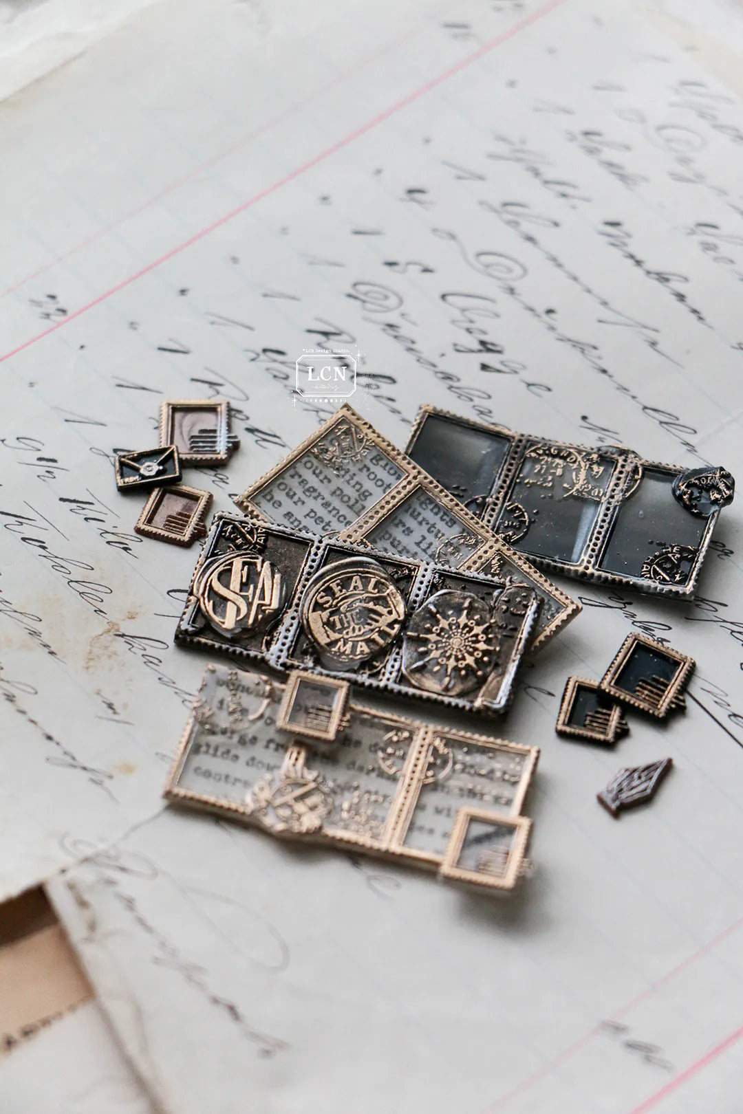 LCN Wax Seal Stamp Set - Postage Stamp Small