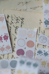 LCN Label Sticker Roll - Circle Red Tone