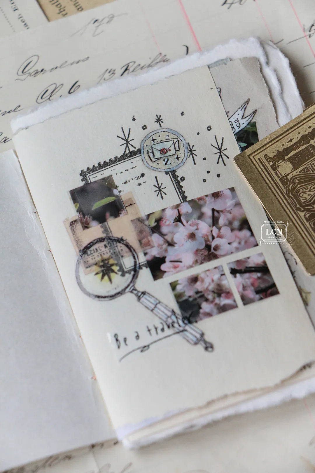Lin Chia Ning Wooden Stamp - Hand Drawn Stars Large