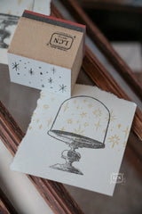 Lin Chia Ning Wooden Stamp - Hand Drawn Stars Large