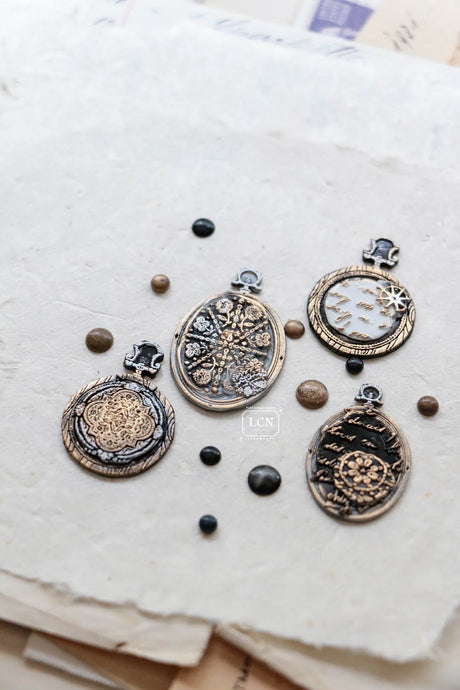 LCN Wax Seal Stamp Set - Oval Embroidery Hoop