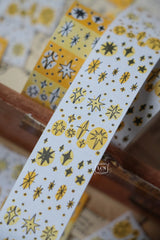 LCN Label Sticker Roll - Hand-drawn Star White