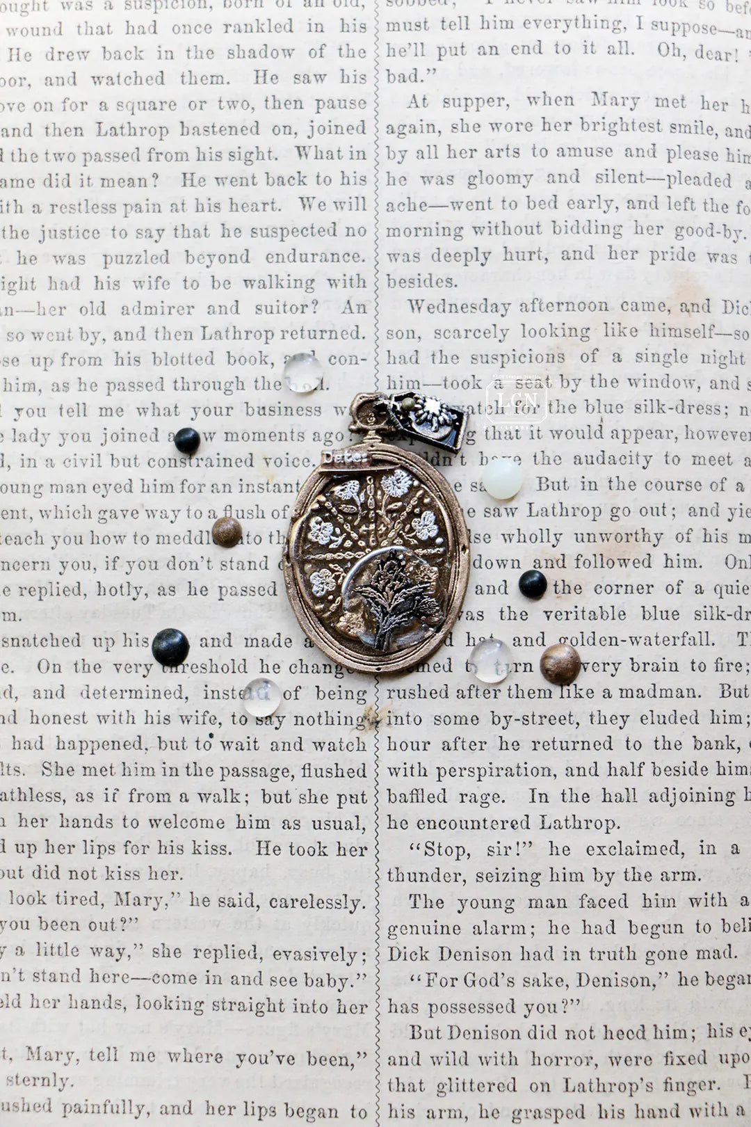 LCN Wax Seal Stamp Set - Oval Embroidery Hoop