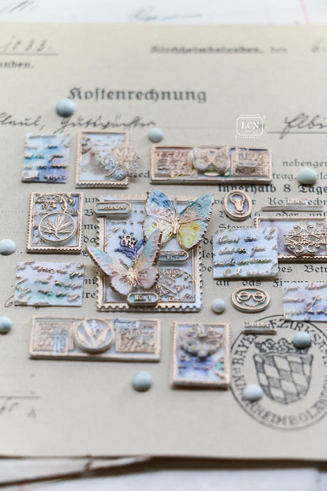 LCN Wax Seal Stamp Set - Postage Stamp Large