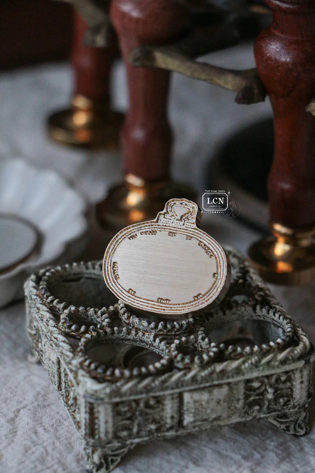 LCN Wax Seal Stamp Set - Embroidery Hoop Horizontal