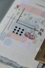 LCN Label Sticker Roll - Circle Earth Tone