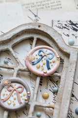 LCN Wax Seal Stamp Set - Round bow