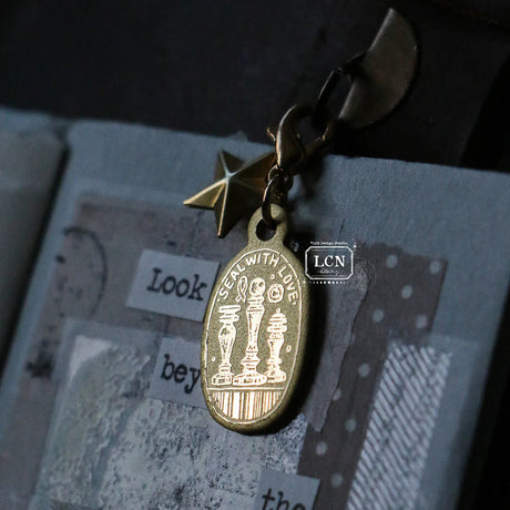 LCN Brass Charm - Seal With Love