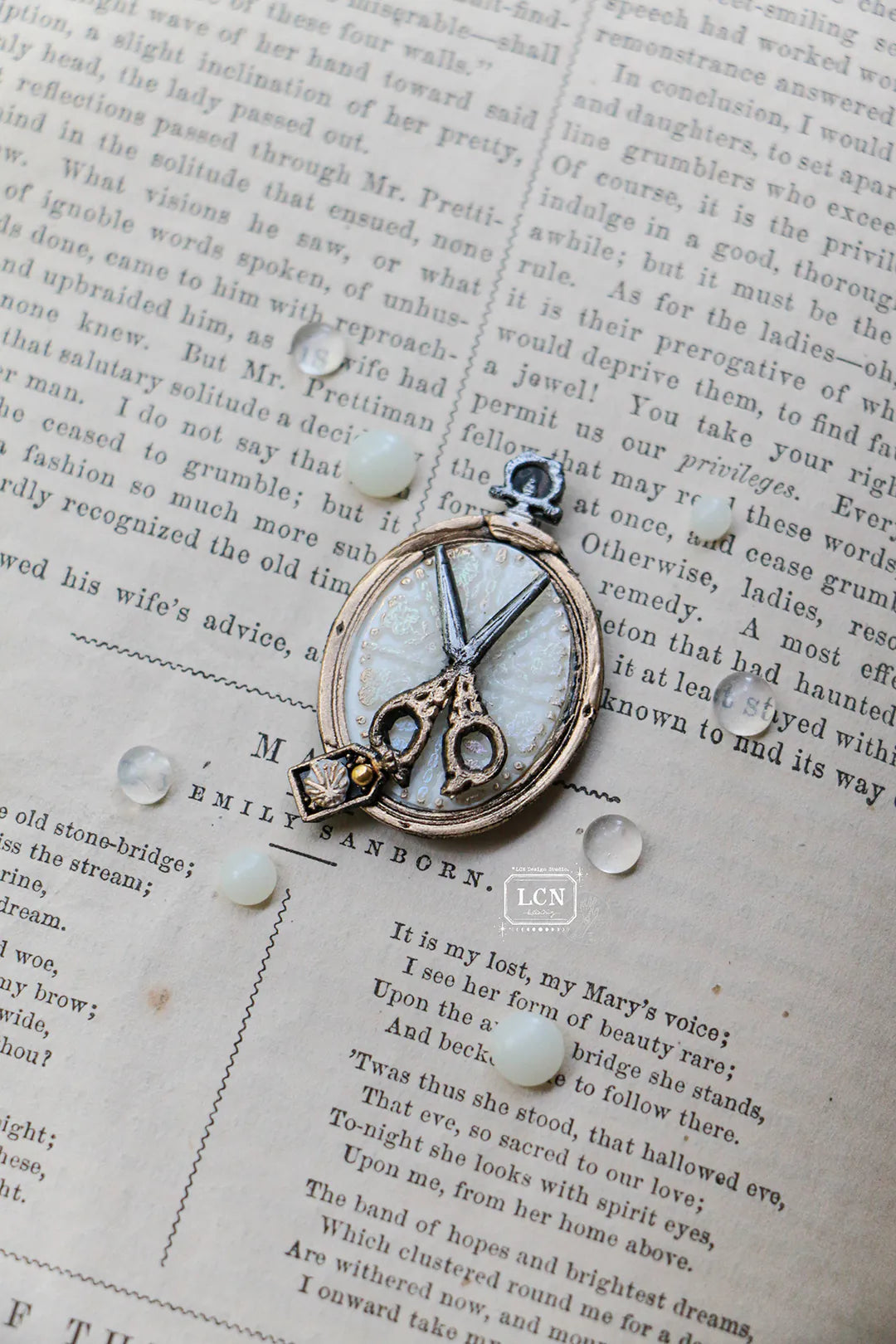 LCN Wax Seal Stamp Set - Oval Embroidery Hoop