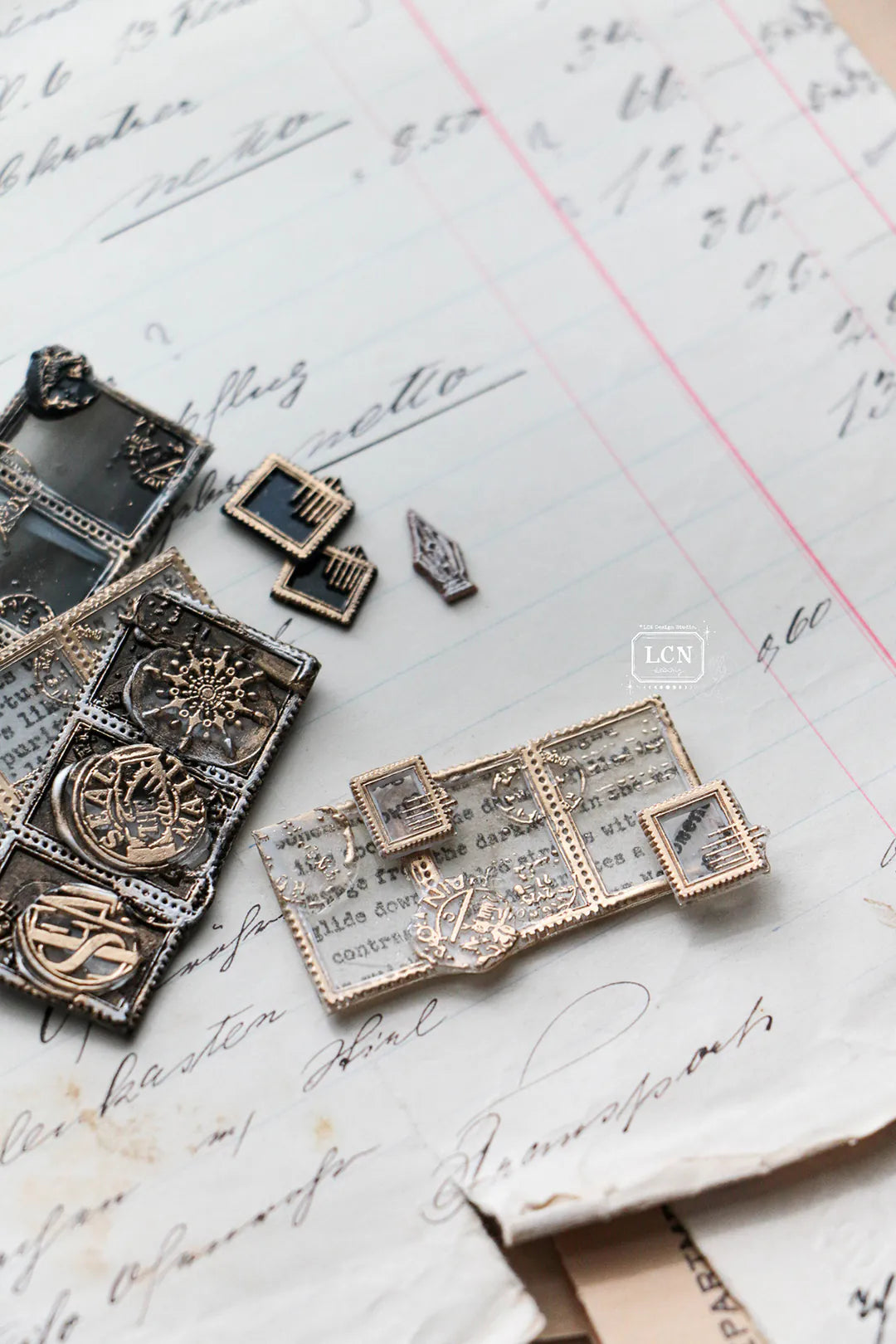 LCN Wax Seal Stamp Set - Postage Stamp Small