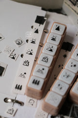 LCN Self-Inking Push Button Stamp
