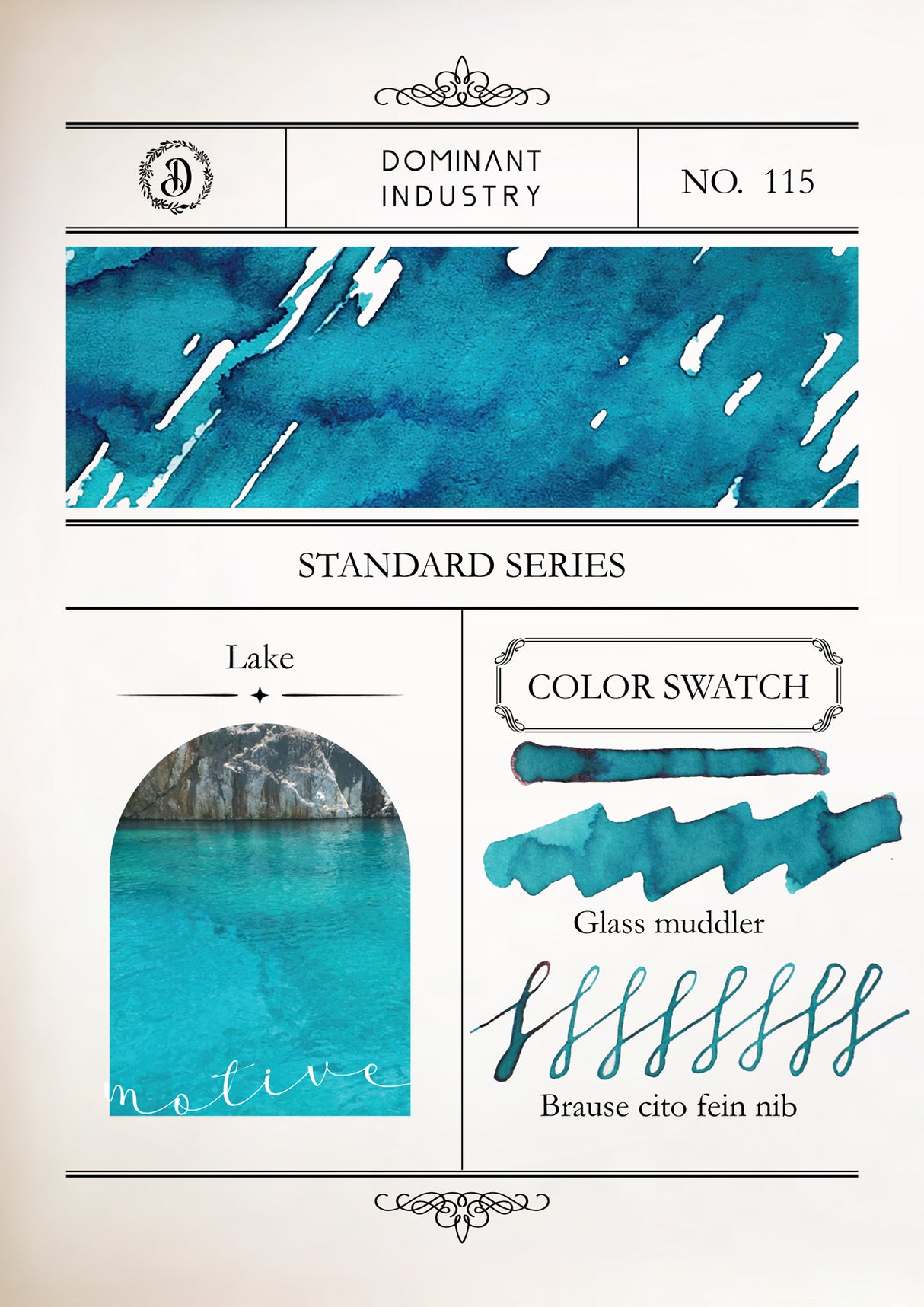 Dominant Industry Standard Ink 25ml - Lake