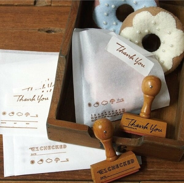 Happy Birthday Rubber Stamp