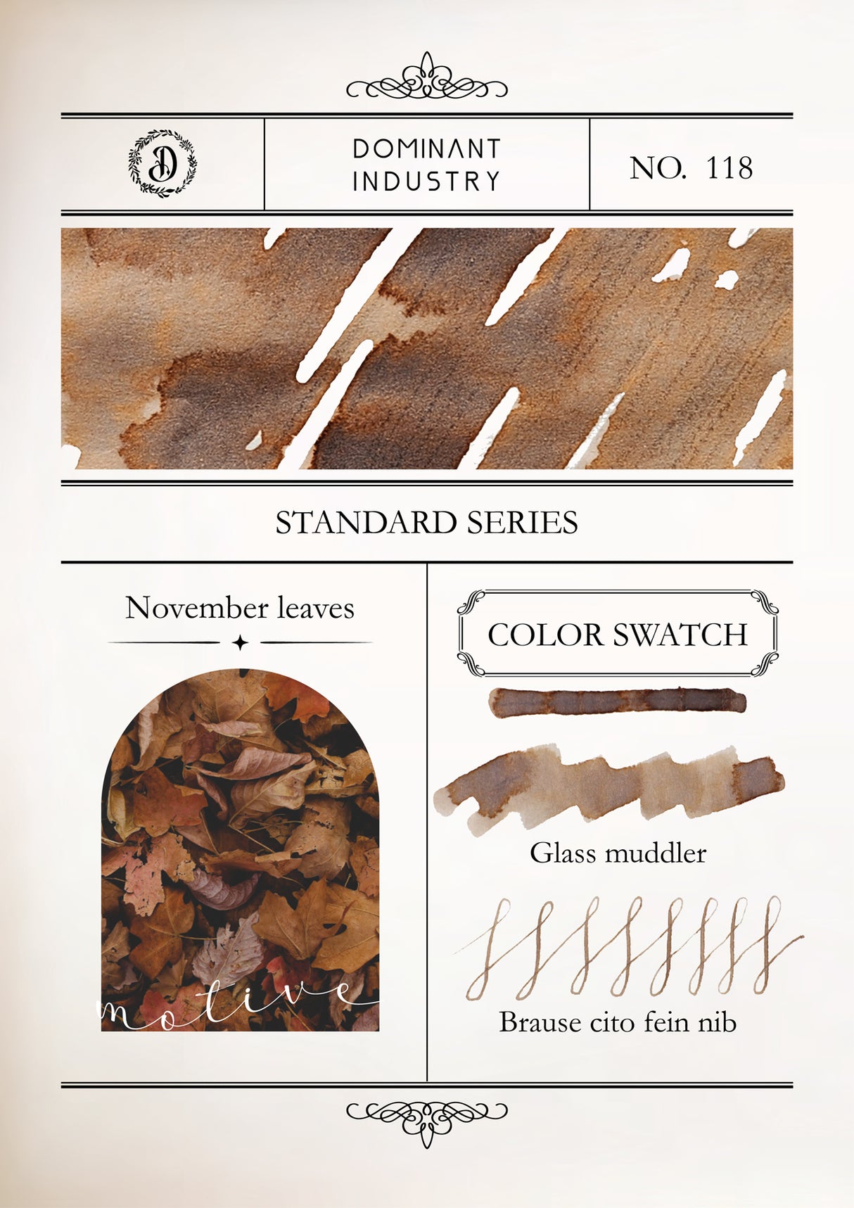 Dominant Industry Standard Ink 25ml - November Leaves