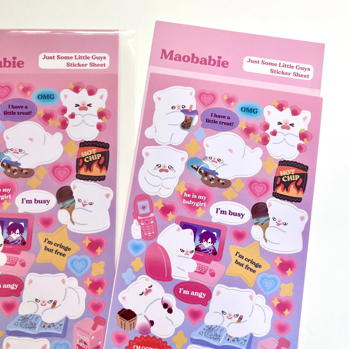 Maobabie Sticker Sheet - Just Some Little Guys