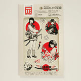 Sanby Multi-Sticker Terry's Factory - Japanese Girl 1