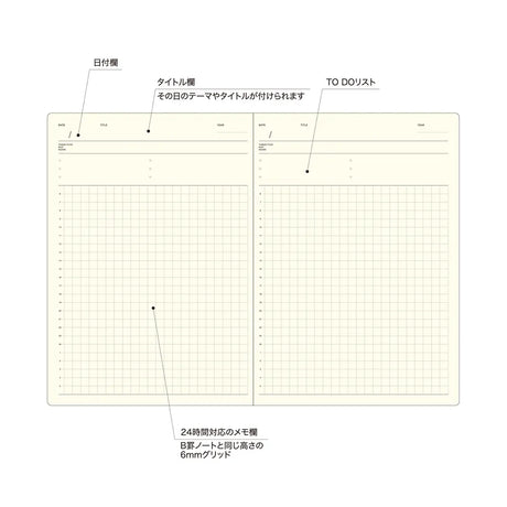 Laconic Style Notebook A5 - Daily