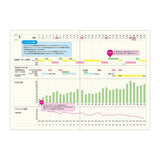 Laconic Style Notebook A5 - Gantt Chart