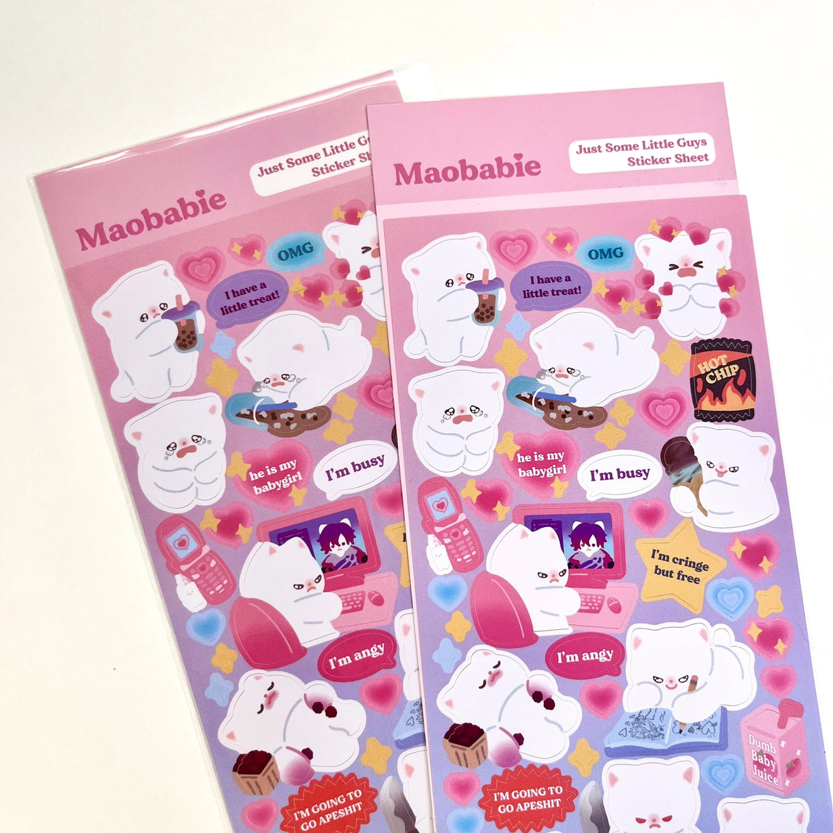 Maobabie Sticker Sheet - Just Some Little Guys