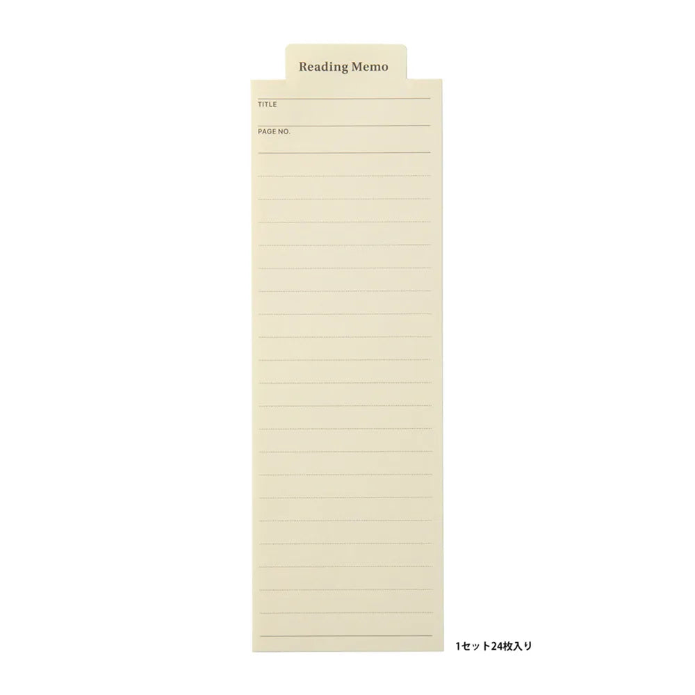 Laconic Style Bookmark - Reading Memo (Horizontal)