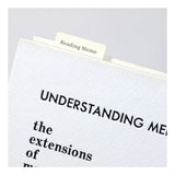 Laconic Style Bookmark - Reading Memo (Horizontal)