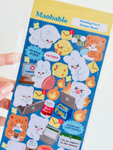 Maobabie Sticker Sheet - Working 9-5