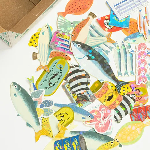 Hako Flake Stickers - Fish