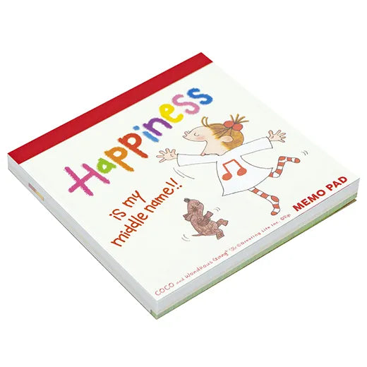Coco and Wondrous Gang Memo Pad - Happiness