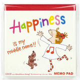 Coco and Wondrous Gang Memo Pad - Happiness