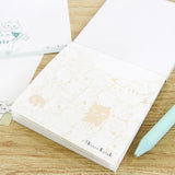 Shinzi Katoh Memo Pad - Cat Hill Green