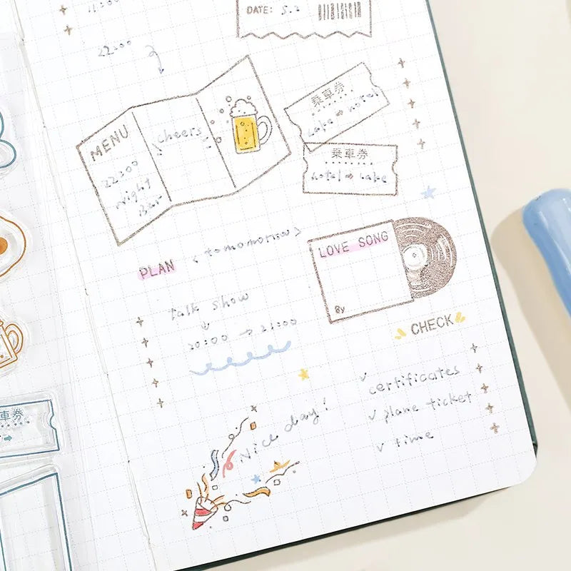 BGM Clear Stamp Set - Private Diary