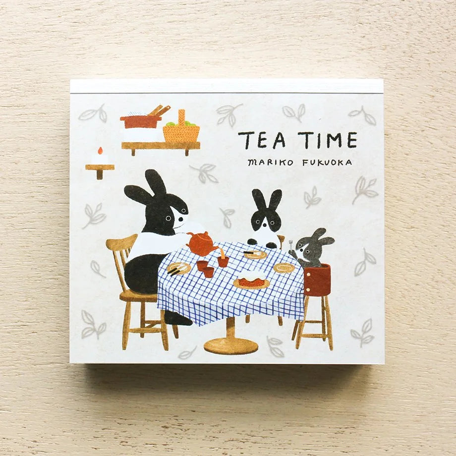 Mariko Fukuoka Tea Time Block Memo