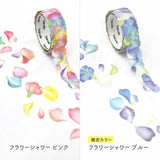 Flower Shower Pink Washi Roll Sticker Bande