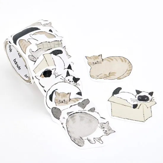 Bande Writable Sticker Roll - Yuru Neko Memo