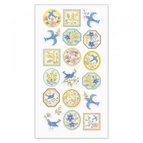 Fleurs & Chance Sticker Sheet - Merci