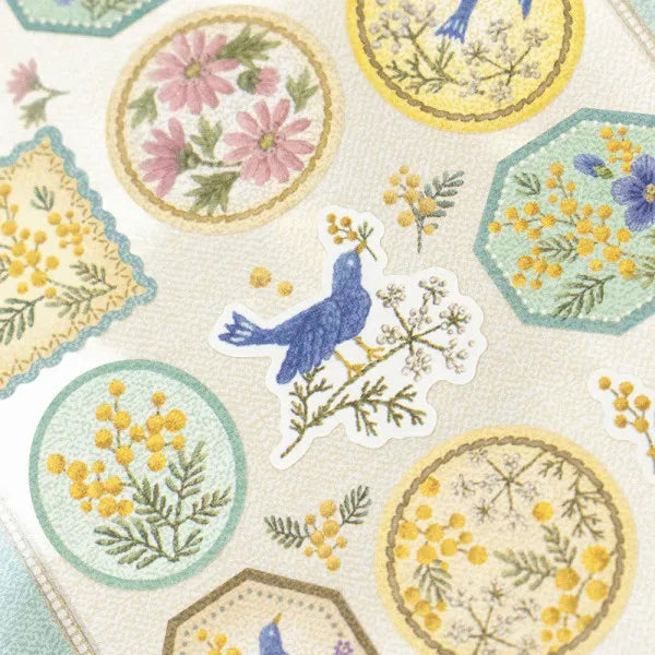 Fleurs & Chance Sticker Sheet - Merci