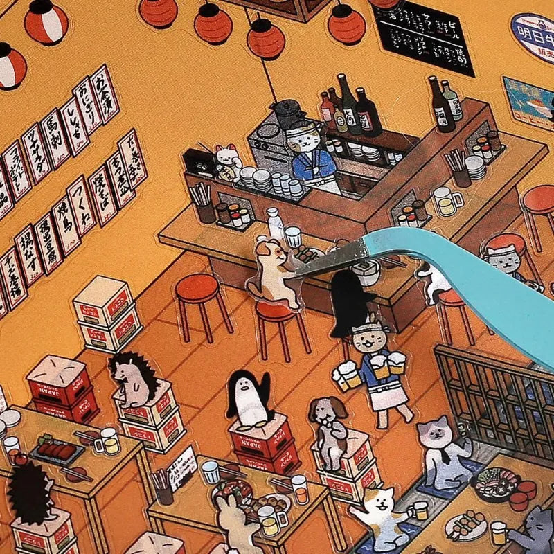 BGM Diorama 2.5D Sticker - Izakaya