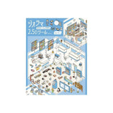 BGM Diorama 2.5D Sticker - Convenience Store