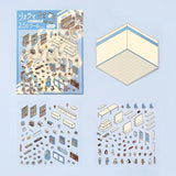 BGM Diorama 2.5D Sticker - Convenience Store