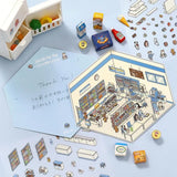 BGM Diorama 2.5D Sticker - Convenience Store