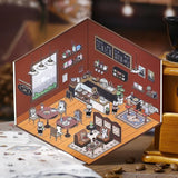 BGM Diorama 2.5D Sticker Sheets- Cafe