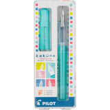 Pilot Kakuno Fountain Pen - Clear Aqua